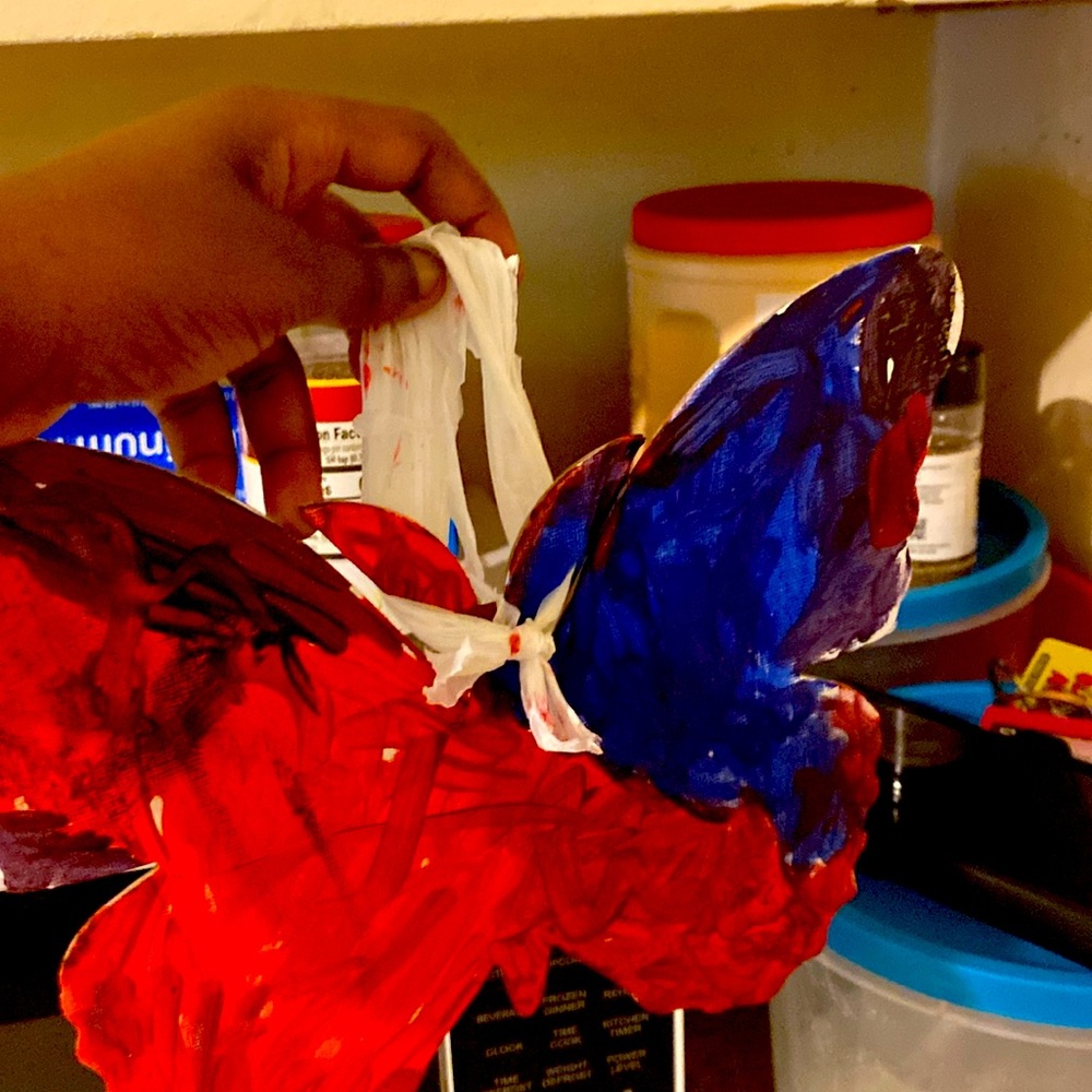 COPY - It is a butterfly my son painted it for somebody